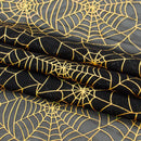 Spiderweb Foiled Mesh Spandex Fabric | Blue Moon Fabrics