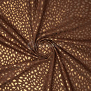 Abstract Animal Foiled EcoDelish Double Peached Melange Fabric | Blue Moon Fabrics