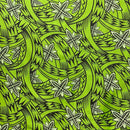 Floral Traditional Polynesian Tattoo Background Poly Cotton Fabric | Islands Fabric