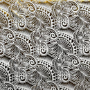 Palm Leaves Traditional Tattoo Polyester Foil | Islands Fabric