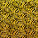 Traditional Polynesian Pattern Polyester Foil Fabric | Islands Fabric
