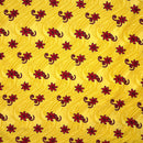 Tiare Waves Traditional Tattoo Polyester Fabric | Islands Fabric