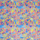 Stamped Trees Printed Spandex | Blue Moon Fabrics