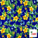 Dual Color Tropical Clusters Peachskin Fabric | Islands Fabric
