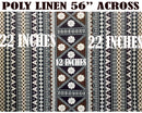 Fijian Tapa Polyester Fabric | Islands Fabric