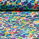 Party Animal Foil Printed Spandex Fabric | Blue Moon Fabrics
