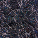 Pollock Shattered Glass Foiled Spandex Fabric | Blue Moon Fabrics