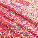 Sanibel Seashell Stretch Velvet Sequin Fabric | Blue Moon Fabrics