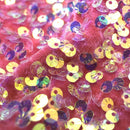 Sanibel Seashell Stretch Velvet Sequin Fabric | Blue Moon Fabrics