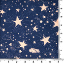 Star Bright Printed Spandex Fabric | Blue Moon Fabrics