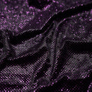 Vivian Glitter Printed Stretch Velvet Fabric | Blue Moon Fabrics