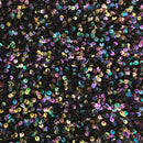 Sanibel Seashell Stretch Velvet Sequin Fabric | Blue Moon Fabrics