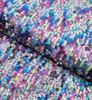 Space Jam Stretch Mesh Sequin Fabric | Blue Moon Fabrics