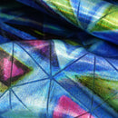 Triad Foiled Spandex Fabric | Blue Moon Fabrics