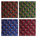 Split & Banana Leaf w/ Traditional Tribal design Rayon Poplin Fabric | Islands Fabric