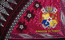 Kingdom of Tonga Seal Turtle Plumeria | Sarong Pink