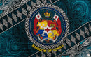 Kingdom of Tonga Seal Tribal  | Sarong Teal