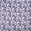All Over Hibiscus Plumeria Tropical Leaves Rayon Poplin Fabric | Islands Fabric