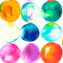 Watercolor Circles Fabric