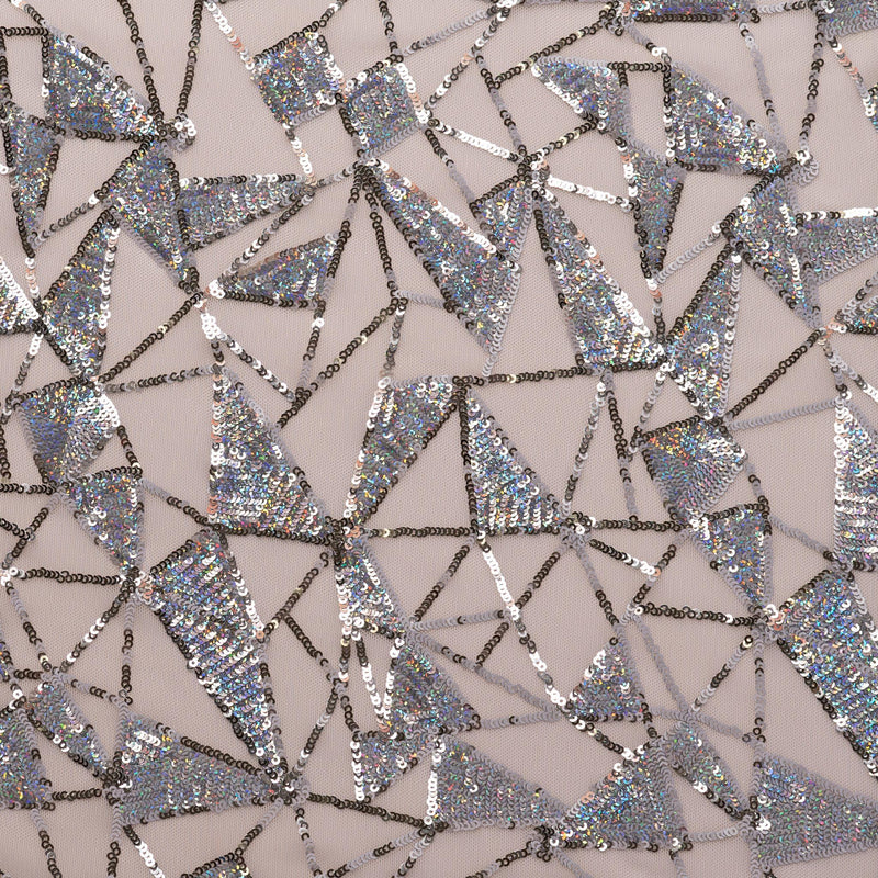 Flaunt It Stretch Mesh Sequin Fabric | Blue Moon Fabrics