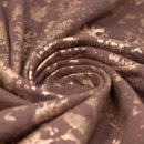 Cloud 9 Foil Printed Brushed Terry Fleece Fabric | Blue Moon Fabrics