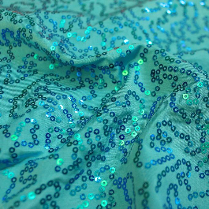 Arriba Sequin Spandex | Blue Moon Fabrics