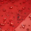 Brilliance Beaded with Rhinestone Stretch Mesh Fabric | Blue Moon Fabrics