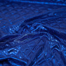 Betty Embossed Metallic Polyester Fabric | Blue Moon Fabrics
