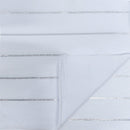 Chicago Foiled Line Spandex Fabric | Blue Moon Fabrics