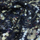 Charlize Stretch Lace Sequin Fabric | Blue Moon Fabrics