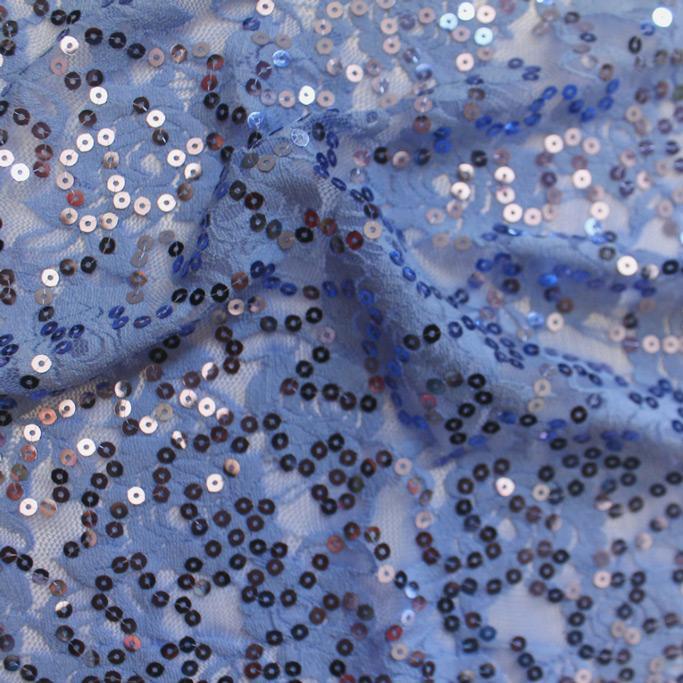 Charlize Stretch Lace Sequin | Blue Moon Fabrics