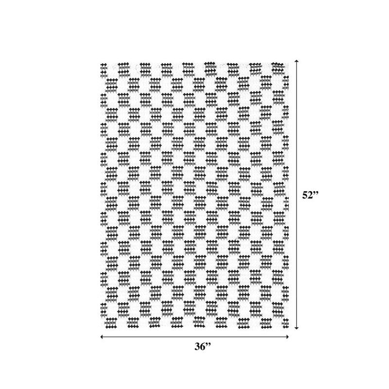 Checkmate Mechanical Lace | Blue Moon Fabrics