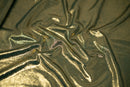 Claudette Creased Foiled Spandex Fabric | Blue Moon Fabrics