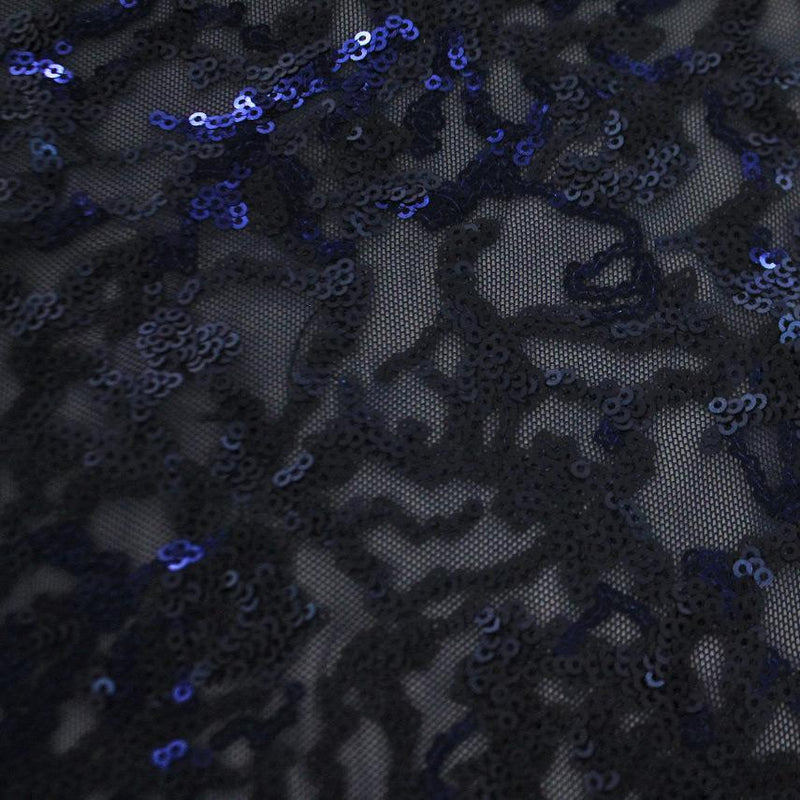 Coral Reef Stretch Mesh Sequin | Blue Moon Fabrics