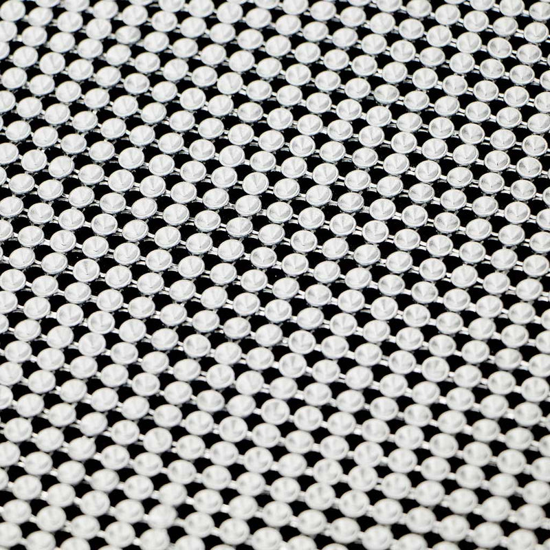 Cupped Aluminum Scale Mesh Fabric | Blue Moon Fabrics