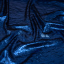 D Isis Foiled Stretch Velvet Fabric | Blue Moon Fabrics