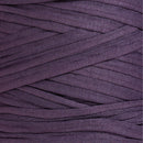 Recycled T-Shirt Fabric Yarn - Damson Color