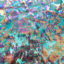 Dancing Music Foil Printed Spandex Fabric | Blue Moon Fabrics