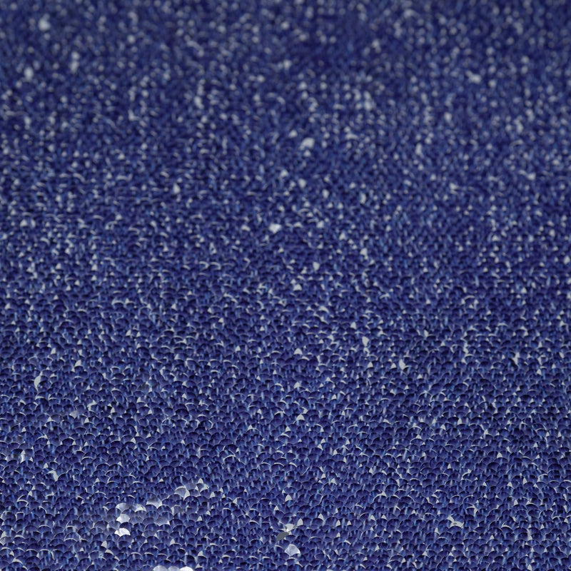 Denim Printed Flip Sequin on Spandex Fabric | Blue Moon Fabrics