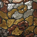 Disco Daze Stretch Mesh Sequin Fabric | Blue Moon Fabrics