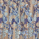 Eve Embroidered Mesh Fabric | Blue Moon Fabrics