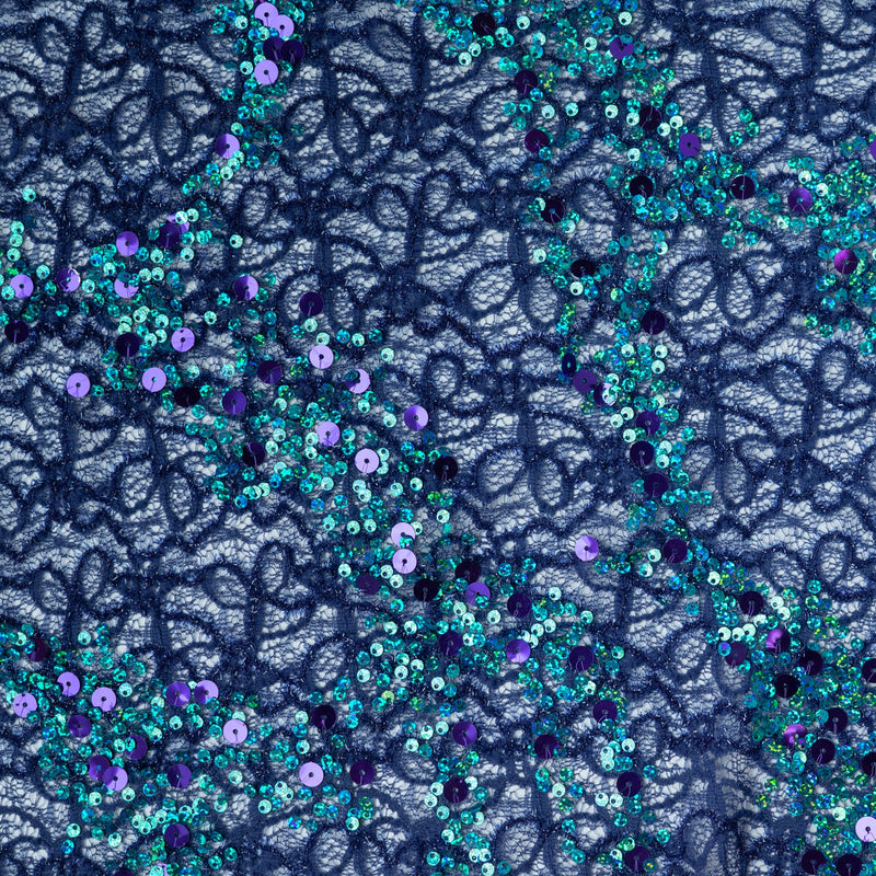 Exotic Stretch Lace Sequin | Blue Moon Fabrics