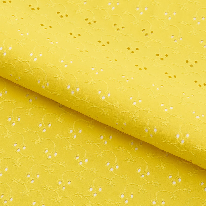 Eyelet Polyester Spandex Jacquard Fabric | Blue Moon Fabrics