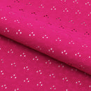Eyelet Polyester Spandex Jacquard Fabric | Blue Moon Fabrics