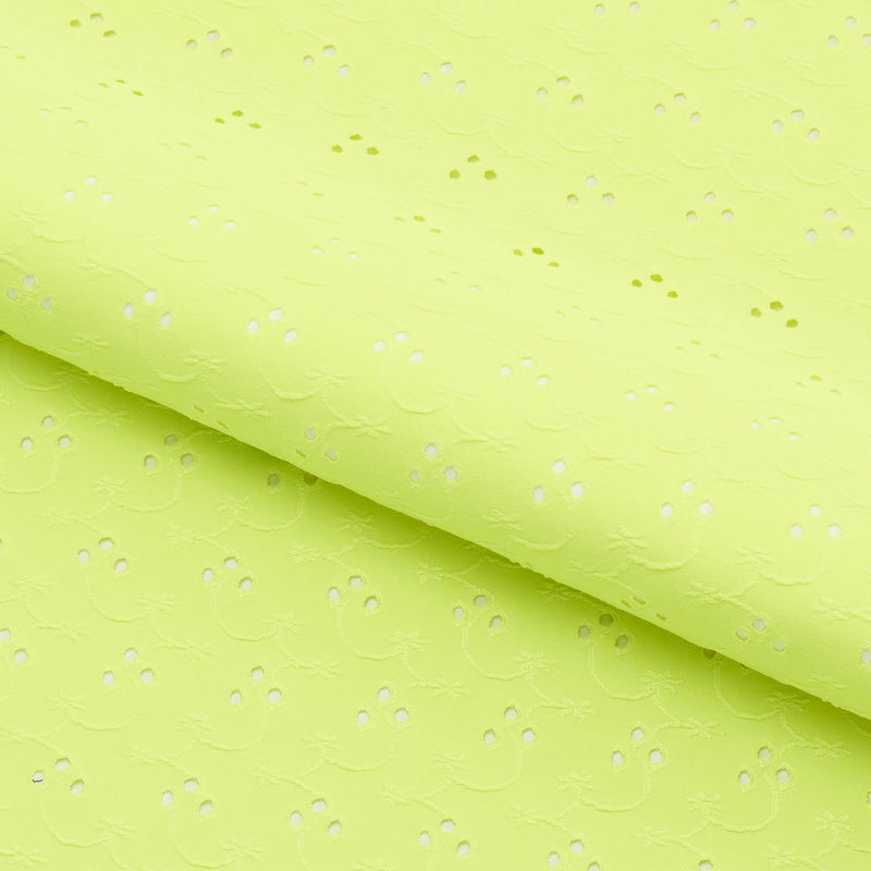 Eyelet Polyester Spandex Jacquard Fabric | Blue Moon Fabrics