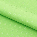 Eyelet Polyester Spandex Jacquard Fabric | Blue Moon Fabrics