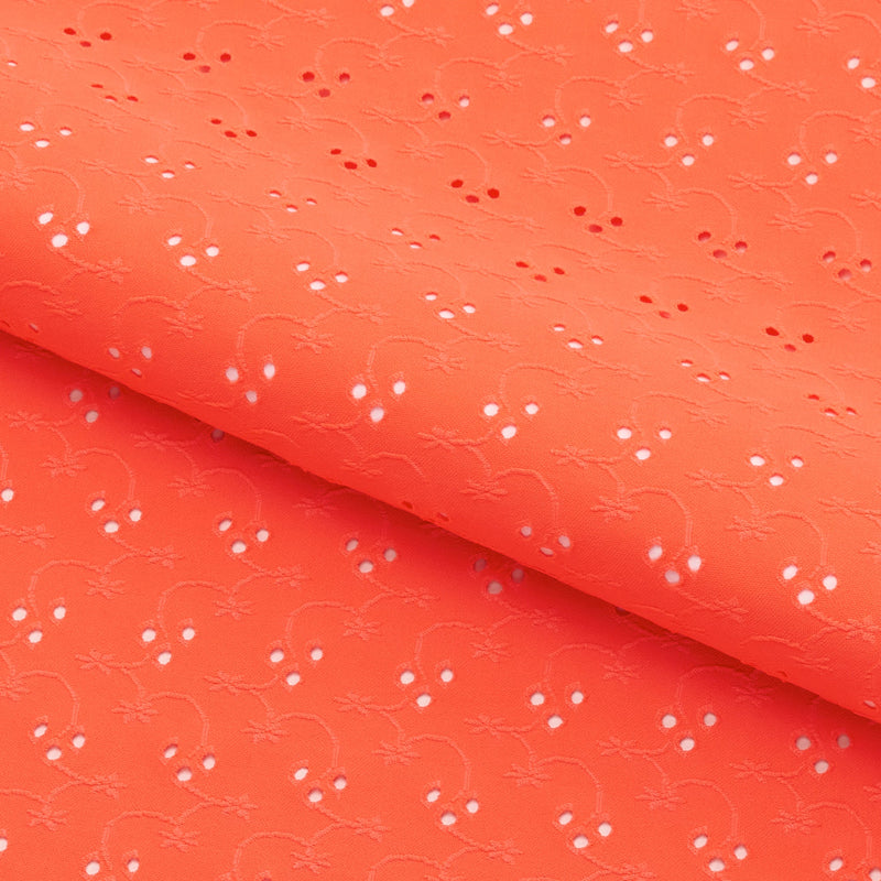 Eyelet Polyester Spandex Jacquard Fabric | Blue Moon Fabrics