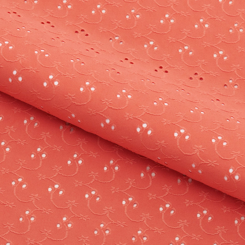Eyelet Polyester Spandex Jacquard Fabric | Blue Moon Fabrics