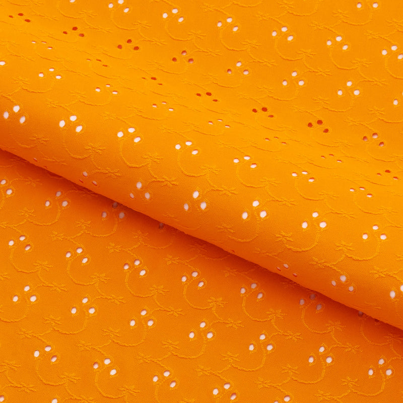 Eyelet Polyester Spandex Jacquard Fabric | Blue Moon Fabrics