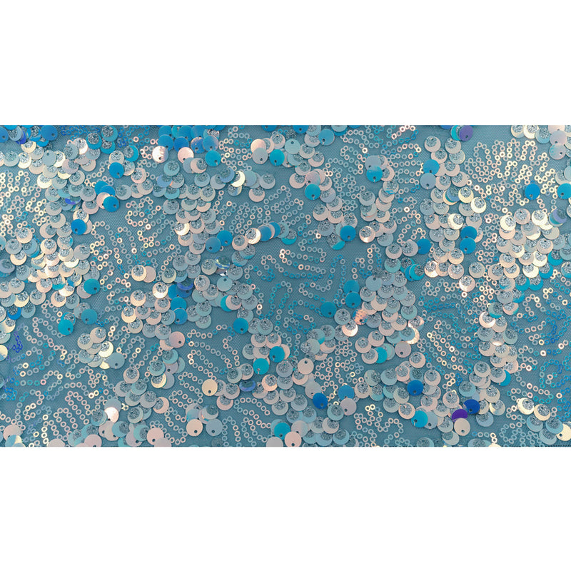 Fame Stretch Mesh Sequin Fabric | Blue Moon Fabrics